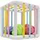 Еластичен сензорен куб с 6 цветни блокчета, LandToys, многоцветен, 11.5x11.5x11.5см