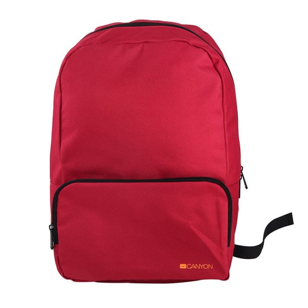 Rucsac laptop Canyon CNE-CNP15S1R, 15.6 inch, rosu, design modern, material rezistent