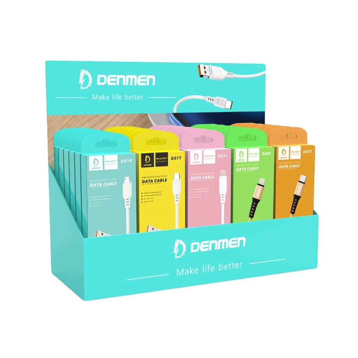 Suport birou Denmen, mint, 32x13,5x16,5cm