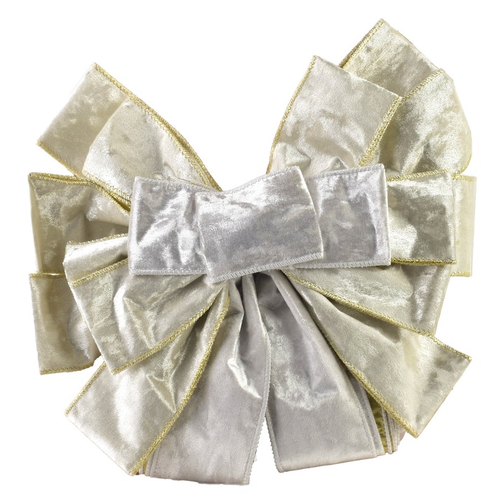 Funda decorativa de Craciun Mondex Since 1986, bej, 32x130 cm