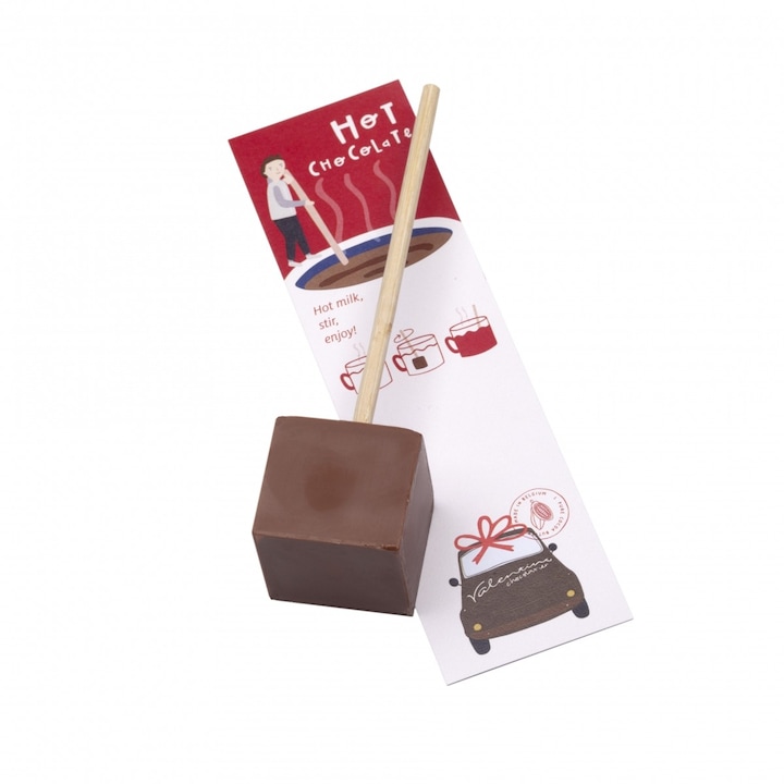 Ciocolata calda belgiana pe bat Valentino 30g
