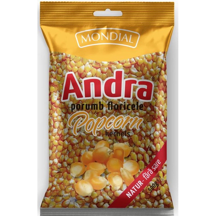 Porumb pentru floricele, Andra, 500 g