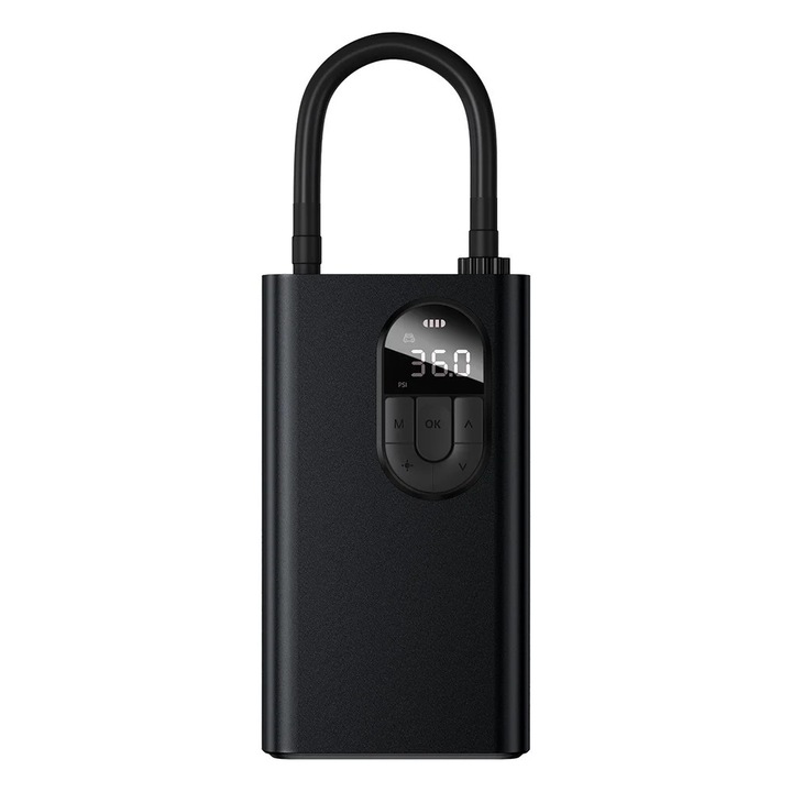 Compresor auto Car Compressor (C11140500113 B1) Portable Digital Air Pump, 2000mAh, 12V, 150psi, Fast Inflation Negru