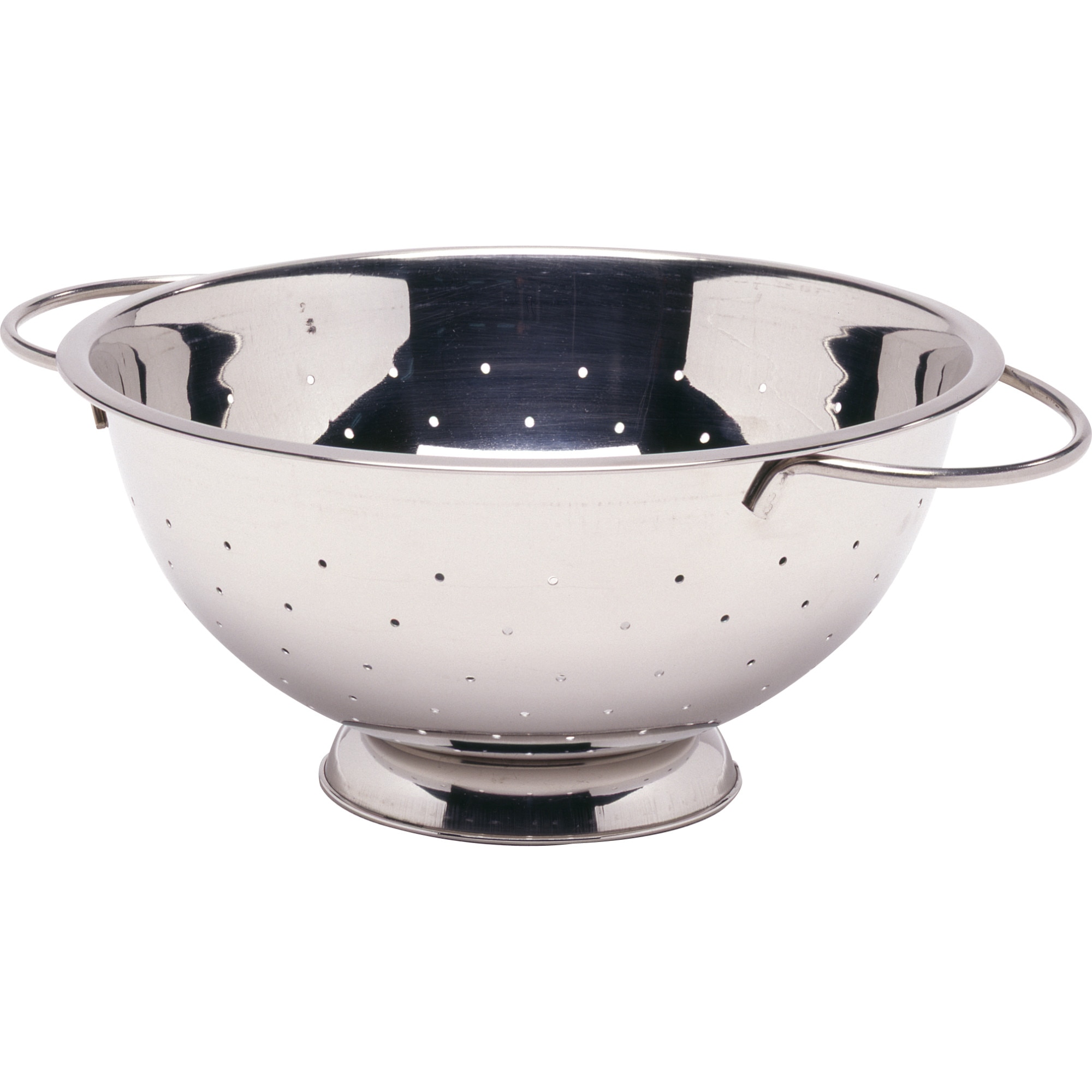 Colander pentru strecurat alimente, inox, Hendi, diametru 24 cm x inaltime 11 cm, potrivit si pentru uz profesional