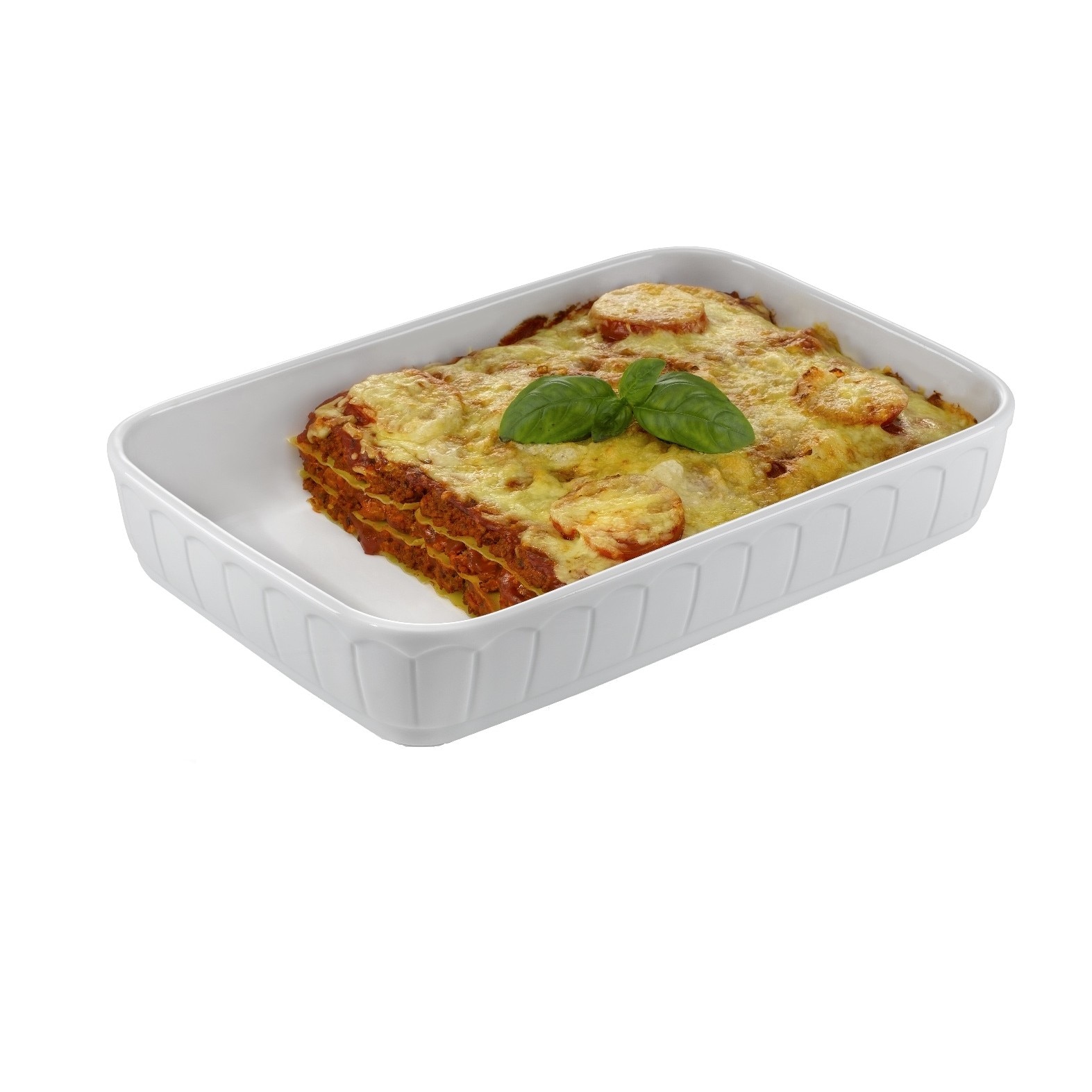 Vas cuptor dreptunghiular, Hendi, 280x185 mm, din portelan termorezistent pana la 600 grade