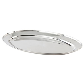Tava servire Vanora Home ovala din inox, 30 cm Tava servire Vanora Home ovala din inox, 30 cm