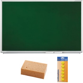 Pachet special tabla scolara verde Magnetoplan SP 150x120 cm Germany cu burete si magneti Pachet special tabla scolara verde Magnetoplan SP 150x120 cm Germany cu burete si magneti