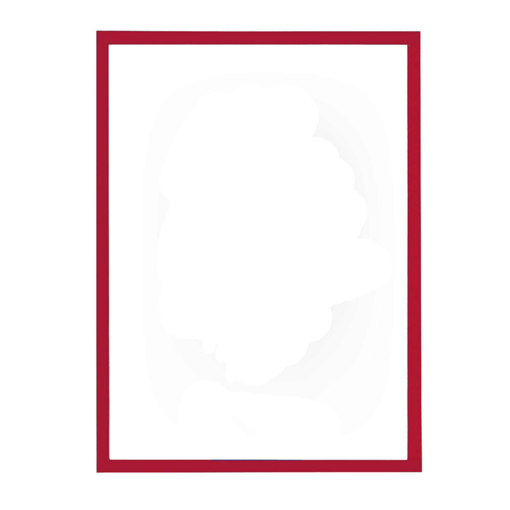 Folie magnetica Magnetoplan rama color, A4, 5 buc/set