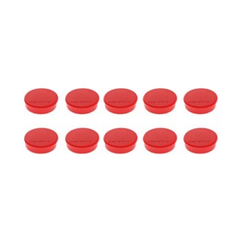 Magneti Magnetoplan Discofix HOBBY 25 mm, rosu 10 buc/set Magneti Magnetoplan Discofix HOBBY 25 mm, rosu 10 buc/set