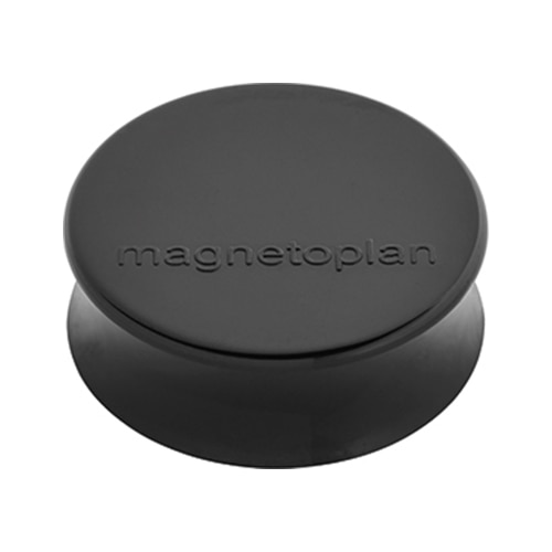 Magneti Magnetoplan ERGO Large 34 x 17,5 mm, negru, 10 buc/set