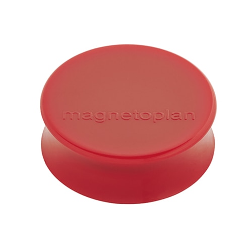 Magneti Magnetoplan ERGO Large 34 x 17,5 mm, rosu, 10 buc/set