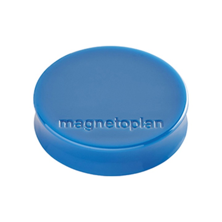 Magneti Magnetoplan ERGO Medium 30 x 8 mm, albastru, 10 buc/set