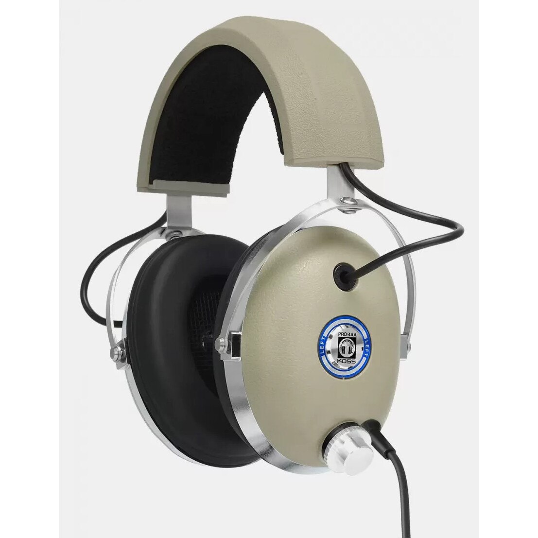 kossan Casti Telefon Koss PRO4AA Over-Ear Cu Fir Negru/Bej - eMAG.ro