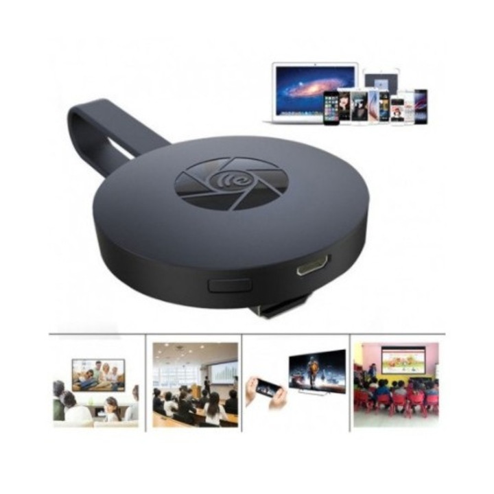 Médialejátszó Dar Chromecast Okos TV Stick 4K UHD, Wi-Fi, HDMI, 5.8x1cm