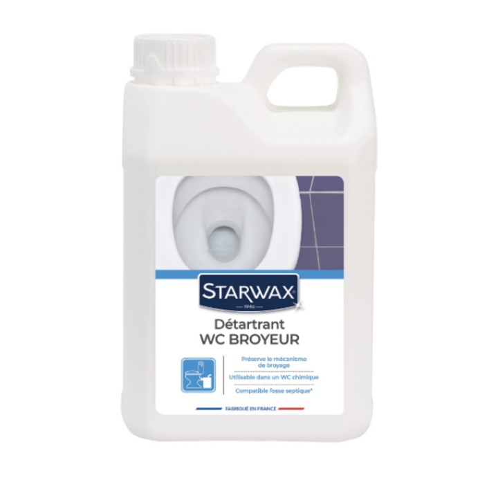 Detartrant toaleta Starwax, 2L, compatibil cu fose septice, actiune rapida