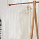 Set 5 Huse de Depozitare cu Fermoar, pentru Haine, de Protectie, pentru Voiaj, Netesut, Rezistent la Praf, 60x120 cm, Transparent-Alb
