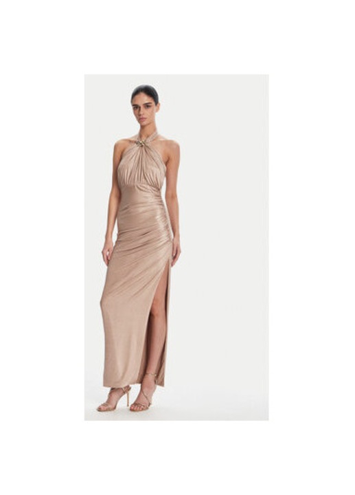 Дамска рокля Fracomina, FQ25SD3002W798T4, Полиестер, Златист, Златист