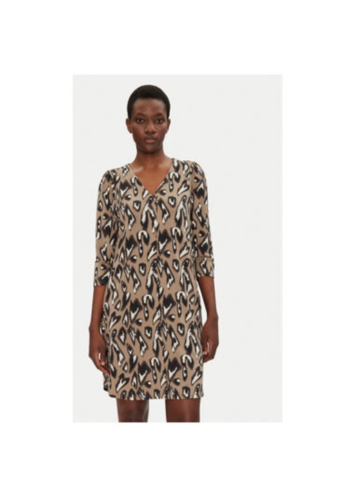 Rochie dama Fransa, 20612138, Poliester/Elastan, Bej, Bej