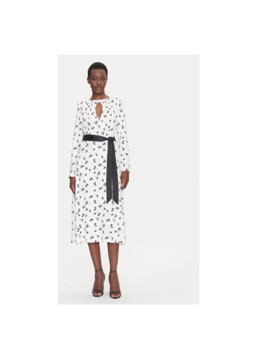 Дамска рокля Fracomina, FS25SD2006W732T8, Вискоза/Рейон, Бял, Бял