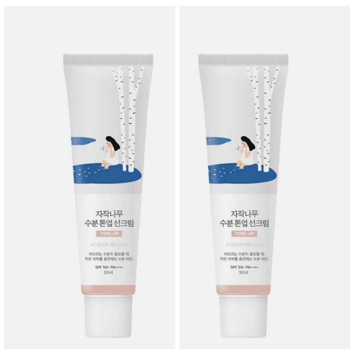 2 darabos készlet ROUND LAB Világosító Naptej, SPF 50+PA++++, 50ml