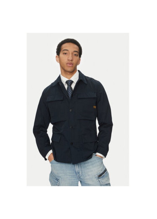 Мъжко яке G Star Raw, D26429-D967, Рециклиран полиестер/Органичен памук, Тъмносиньо, Тъмносин