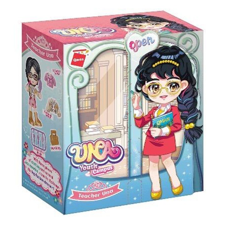 Set de construcție QMAN Konstruktor Una Campus, Mnogocveten