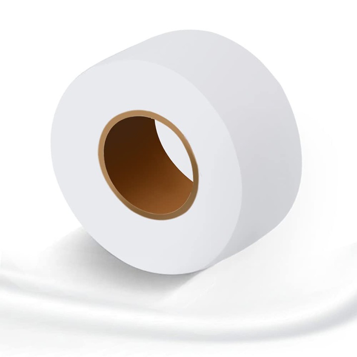 Banda de Lipit Tiv, NoSew Fix, Termocolanta, Aplicare Fara Cusaturi, Usor de Utilizat, Rezistenta la Spalare, Intareste Tesatura, Prindere cu Fierul de Calcat, Tivuri Rapide, 20m, Alb