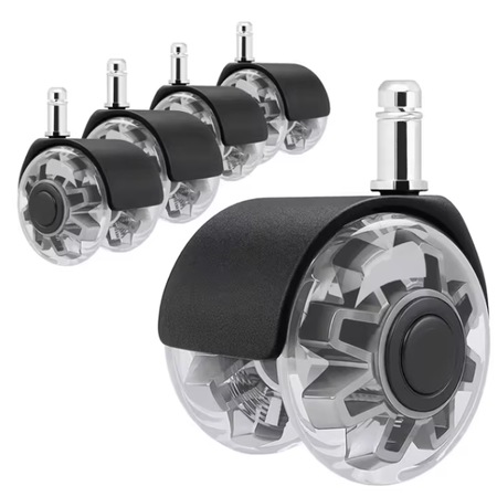 Set De 5 Roti De Silicon, 2 Inch, Diametru Tija 11mm, 300 Kg, Pentru ...
