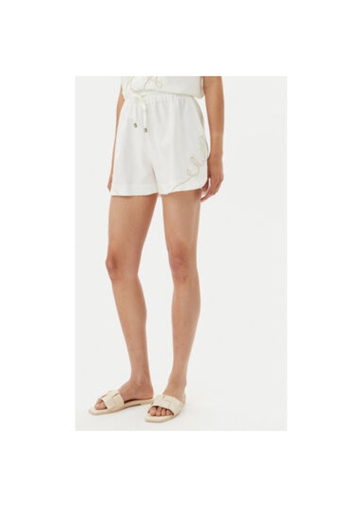 Access Fashion noi rovidnadrag, 53-5060, lenvaszon/muselyem, feher, Fehér