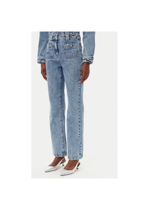 Pantaloni dama Morgan, 251-PCHARME, Bumbac, Albastru deschis, Albastru deschis