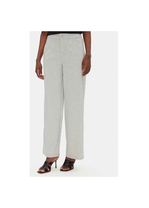 Fransa női nadrág, 20615134, Poliészter/Viszkóz, Szürke, Szürke