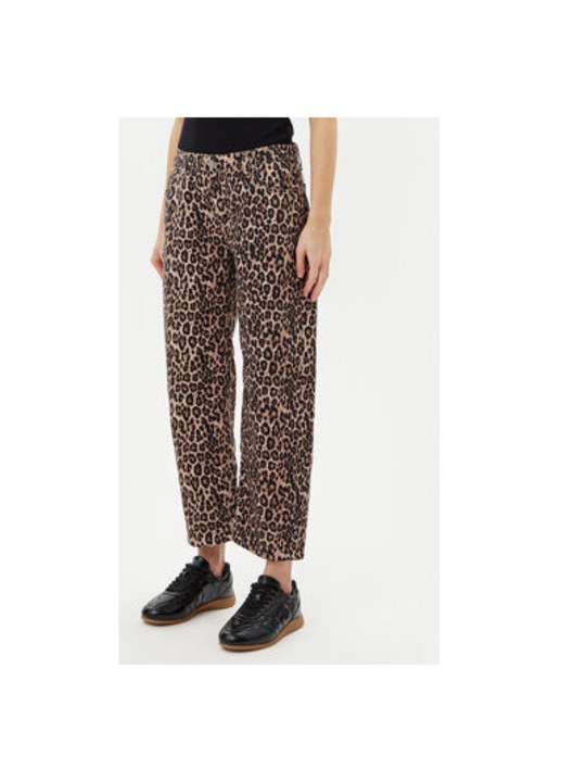 Please női nadrág, P3HSDBNC97, pamut, barna, Barna