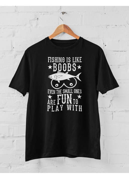 Malfini póló, Horgászat, Fekete