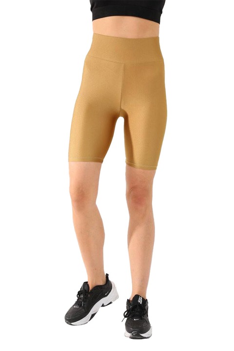 Lety fényes fitnesz nadrág, krémszínű, 2XL-es méret, FashionForYou