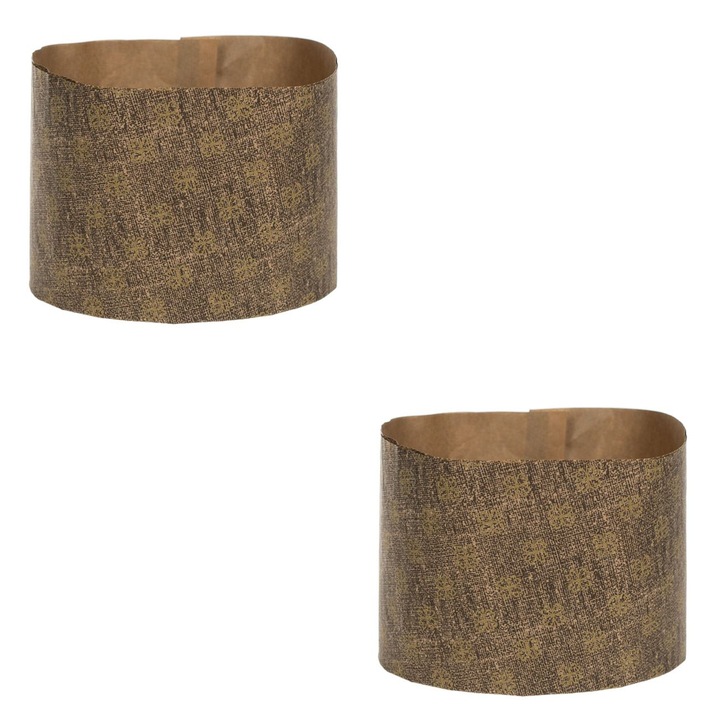 Forme din hartie pentru panettone ø15x11cm - 2buc