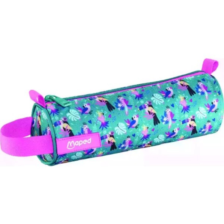 Maped: Trópusi mintás henger alakú tolltartó