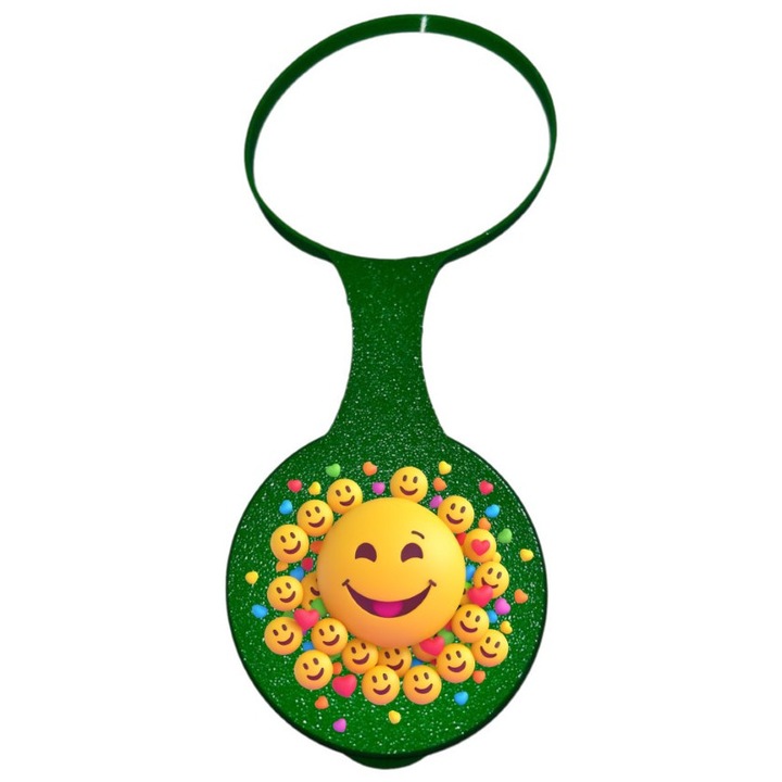 Capac plastic ClipCAP Classic Solo - verde - mare - cu model