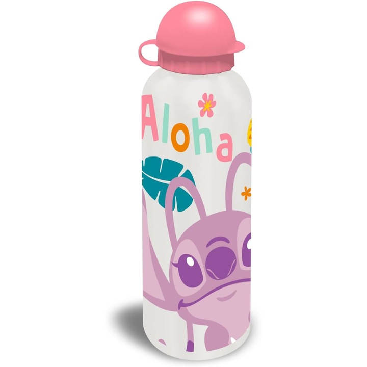 Sticla apa aluminiu 500ml Stitch
