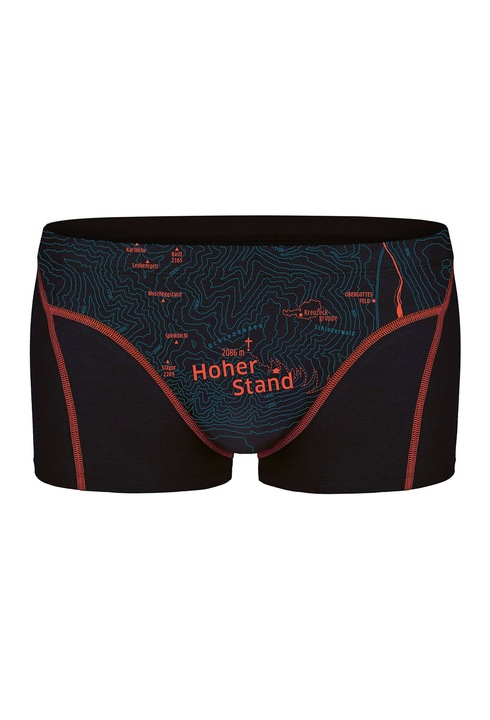 EIN SCHÖNER FLECK ERDE, Boxeri din amestec de bumbac organic, Negru