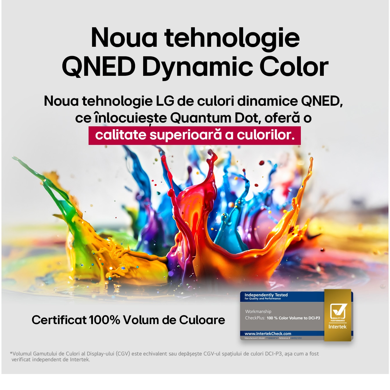 Televizor LG QNED 65QNED7EA6B, 164 cm, Smart, 4K Ultra HD, Clasa F (Model 2025)