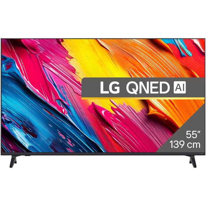 Телевизор LG QNED 65QNED70A6A, 65" (164 см), Smart, 4K Ultra HD, Клас F (Модел 2025)