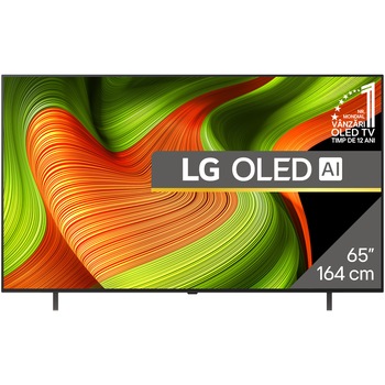 Televizor LG OLED 65B53LA, 164 cm, Smart, 4K Ultra HD, 100 Hz, Clasa F (Model 2025)