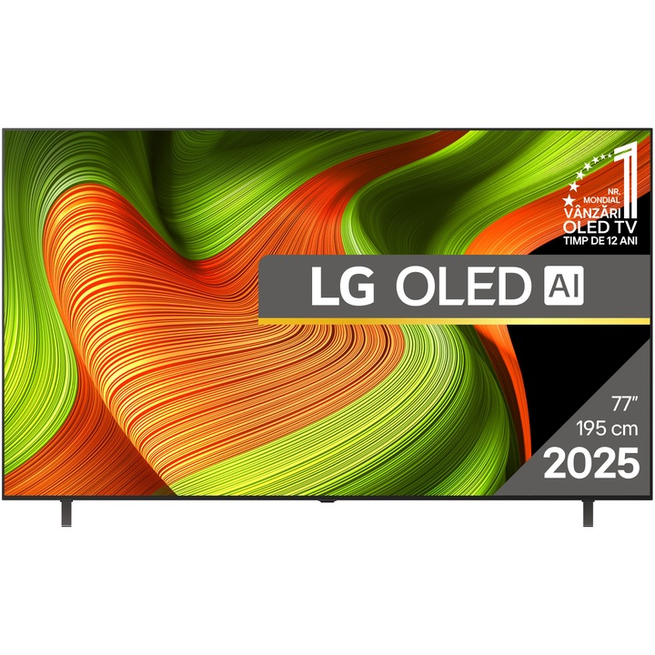Телевизор LG OLED 77B53LA, 77" (195 см), Smart, 4K Ultra HD, 100 Hz, Клас F (Модел 2025)