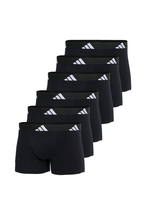 adidas, Set de boxeri Active Flex - 6 perechi, Negru