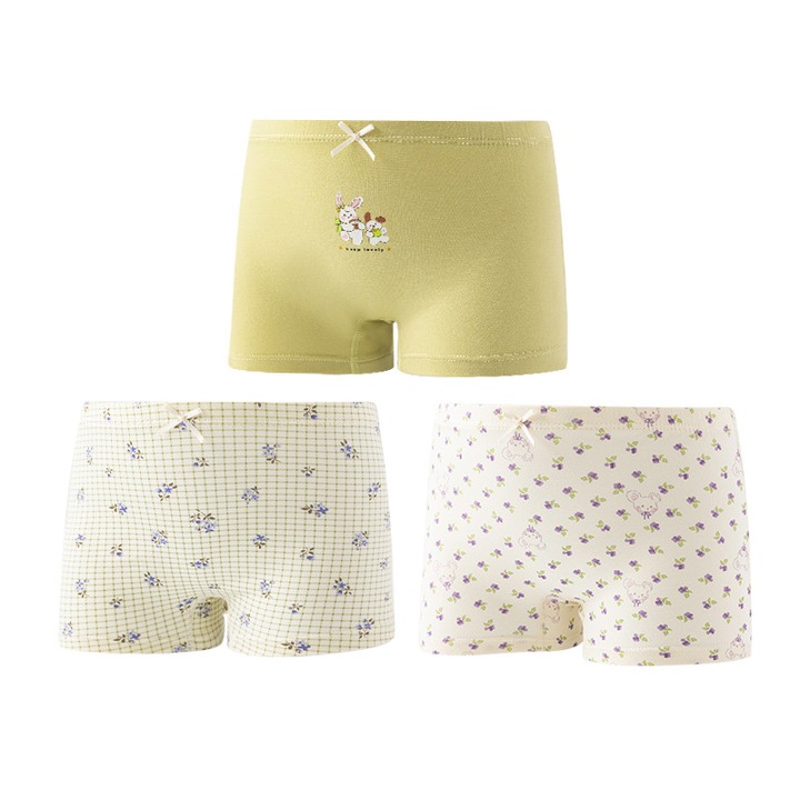 Gyermek fehérnemű szett, Only love, többféle szín, 3 részes, pamut, 115-125cm