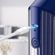 Tel electric pentru oua, reglare cu 3 viteze, pliabil, usor de curatat, compact si portabil, incarcare USB, 19, 5x4, 3cm, albastru