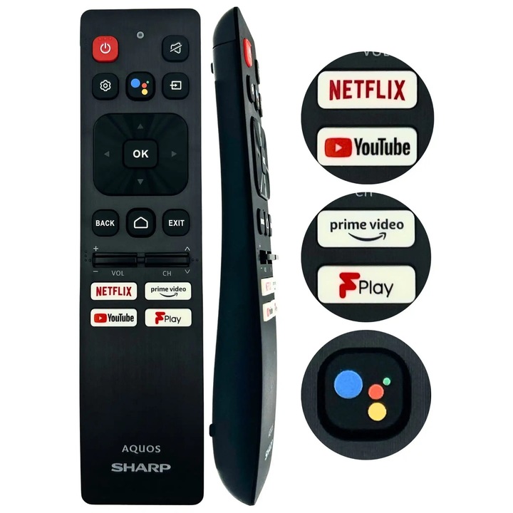 Оригинално универсално гласово дистанционно управление Sharp SHW/RMC/0138N