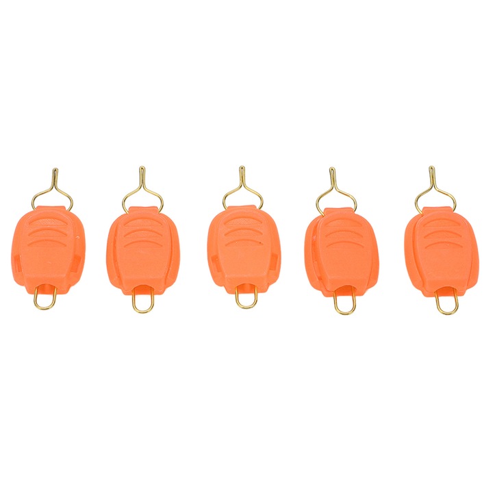 Set 5 accesorii pentru pescuit, cleme pentru fir, design compact, usor, durabil