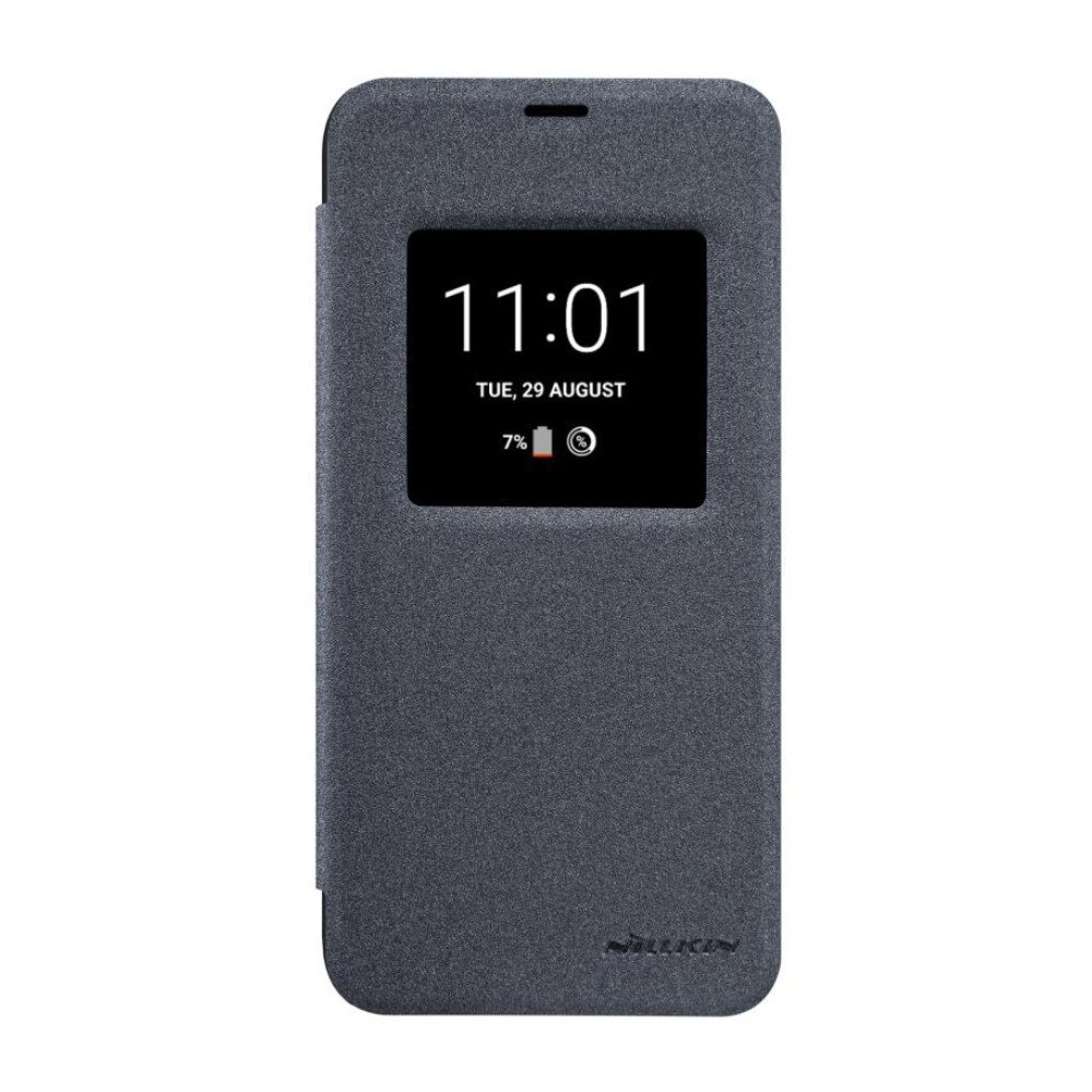 Husa flip Nillkin Sparkle pentru LG Q6, negru