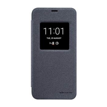 Husa flip Nillkin Sparkle pentru LG Q6, negru Husa flip Nillkin Sparkle pentru LG Q6, negru
